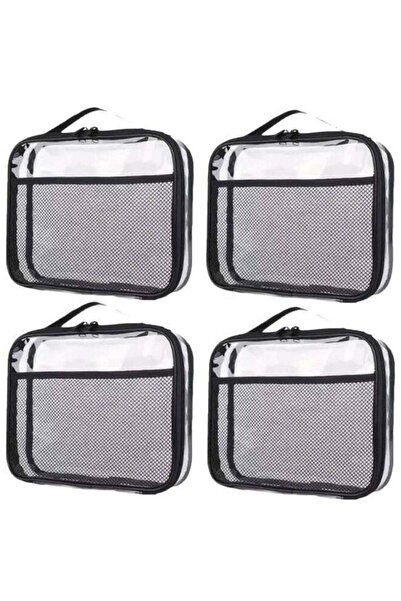 Generic 4-Pack PVC ZipperedHome Organization Space Saver Bag – Large Toy & Cl...