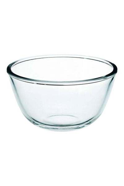 Generic Royalford 2.7 L Borosilicate Glass Mixing and Serving Bowl | Microwav...