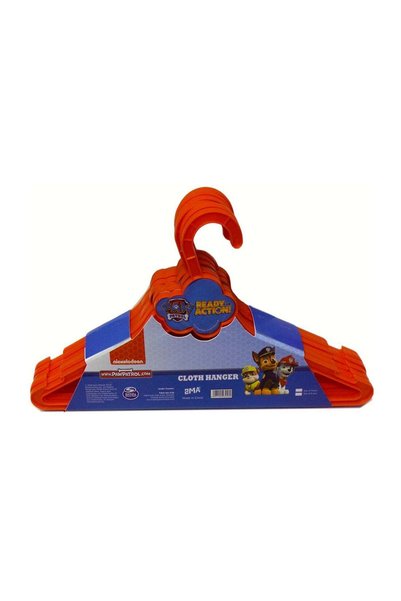 Generic 6-Piece Cloud Paw Patrol Boys Cloth Hanger Set Red 33x4x18.5cm