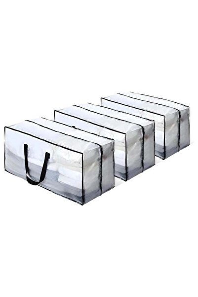 Generic 3Pcs Moving Bags, Storage Bags with Zipper & Handles, Foldable Clothe...