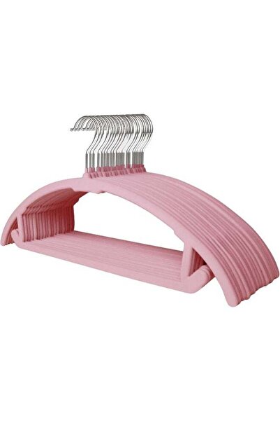 Generic 17.6'' Velvet Clothes Hangers, Non-Slip Rounded Felt Hangers, Sturdy ...