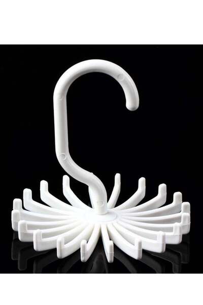 Generic 360 Degree Twirl Ties Rack Organizer Belt Hanger Hook Closet Organizer