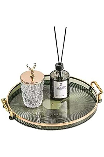 Generic Serving Trays with Handles，Fruit Tray，Home Decorative Coffee Table Ro...