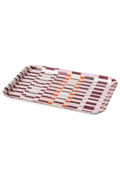 Generic Serving Tray Melamine Laminate Multicolour Autumn Print 28x20 cm