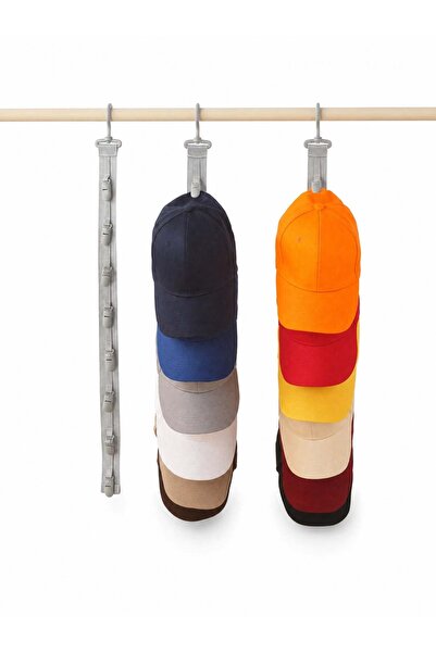 Generic Hat Organizer Clips Wall Mounted Baseball Cap Holder Space Saving Hat...