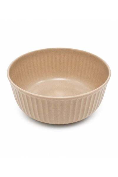 Generic Modern Ribbed Eco-Friendly Dining Bowl for Kitchen & Outdoor Dining