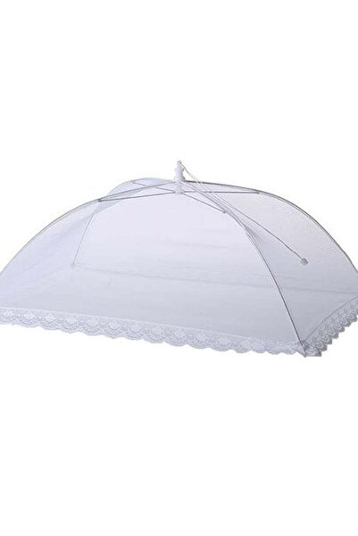 Generic Home Outdoor gauze folding reusable insect-proof food cover-32 x 32cm