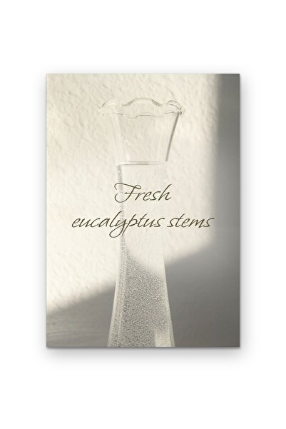 OEM Poster decorativ perete Tije proaspete de eucalipt, Design botanic minima...