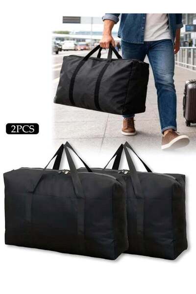 Generic 2 Pack Large Storage Bags with Zippers and Carrying Handles,Oversized...