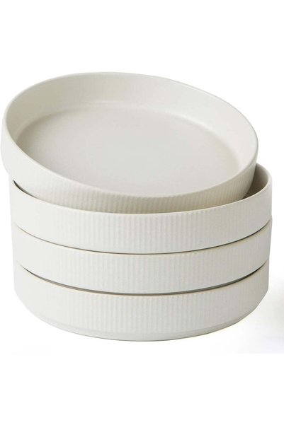 Generic famiware Star 8.25" Pasta Bowls, Large Dinner Bowls Set of 4, Salad B...