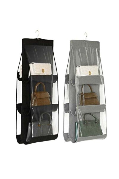 Generic 2 Packs Hanging Handbag Purse Organizer, Breathable Polyester Handbag...