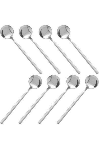 Generic 8 PCS Stainless Steel Espresso Spoons, Mini Teaspoons Set for Coffee ...