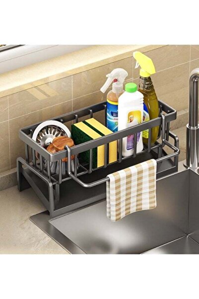 Generic Multifunctional Carbon steel material Dish Cloth And Sponge Holder - ...