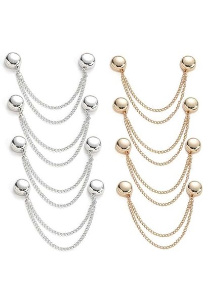 Generic Hem Holder Scarf Buckle, Magnetic Dress Sleeve Clips, No-Pin Waist Ci...