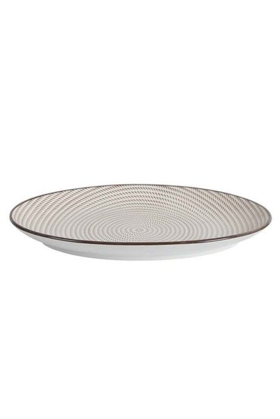 Generic Steak Plate Beige 16.5x16.5x2.5cm