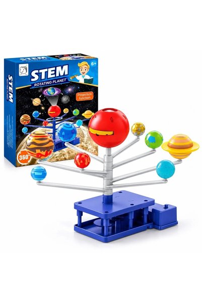 ETOY Set educativ stem sistem solar rotativ cu functie de proiectie pentru co...