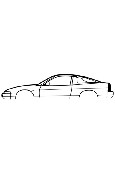 OEM Nissan 200SX S13 Silvia Decorație – Siluetă 3D, design auto minimalist