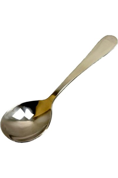 Generic Rattleware 5.83" Stainless Steel Cupping Spoons - Ideal for Commercia...