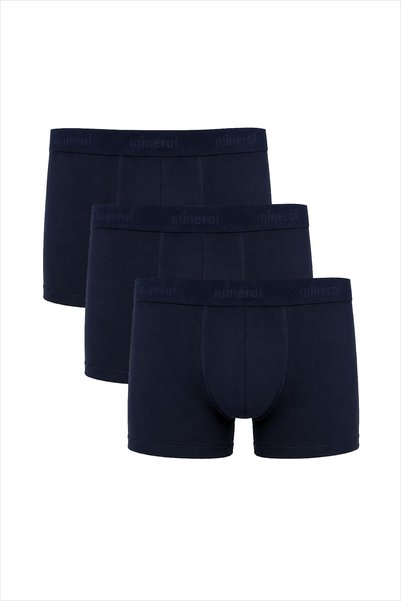 Mineral 52 Erkek Lacivert Boxer Külot 3lü Paket