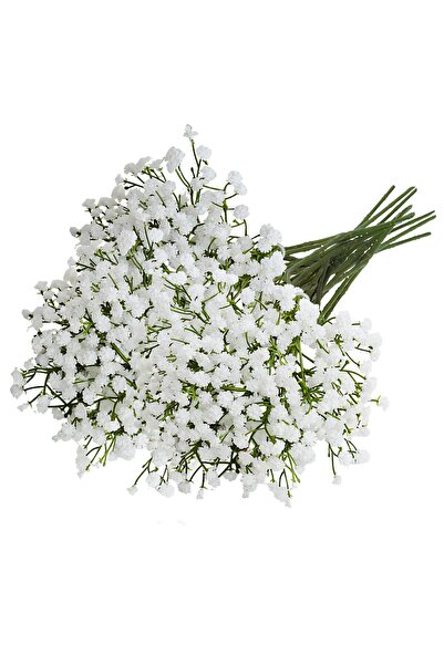 Generic Brand Gipsofilă artificială, 10 bucăți, buchet mic de flori artificia...