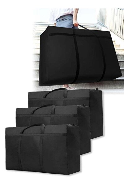 Generic 3 Pack Moving Storage Bag with Zipper,Space Saving, Large Capacity Mu...