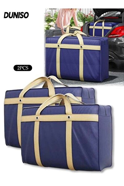 Generic 2 Pcs Extra Large Moving Bags with Zippers and Handles, Water-Resista...