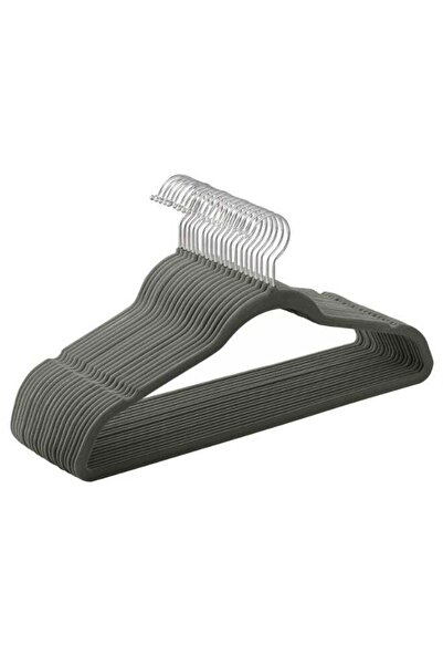 Generic Set of 20 Velvet Hangers, 42 cm Wide, Space-Saving, High Load Capacit...