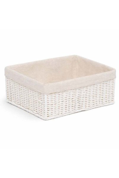 Generic Homesmiths Hand-Woven Paper Rope Storage Basket with Removable Linen ...