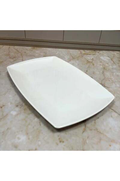 Generic Dynasty Melamine Italy Designed 14 Inch Rectangle Tray- White