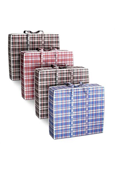 Generic Pack of 4 Strong Storage Laundry Bags – Big Moving/Shopping Bags with...