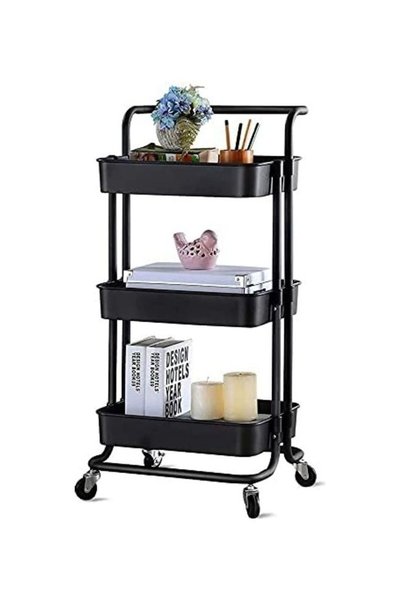 Generic 3-Tier Multiuse Organizer Rack Black