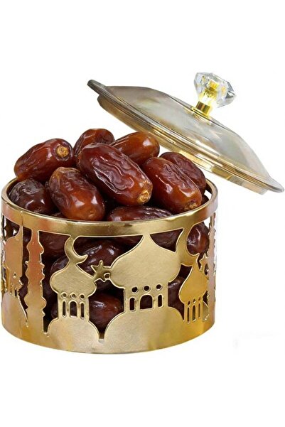 Generic Ramadan Dates Tray, Eid Snack Serving Tray, Gold Cookie Boxes, Nuts C...