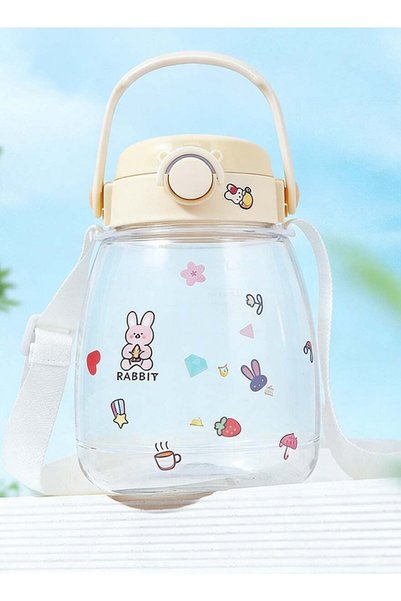 Generic Kids Water Bottle Cute Toddler Cup with Straw Spill Leakproof Durable...