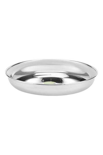 Generic Royalford 23 cm Stainless Steel Multi-Purpose Rice,Snacks Plate | Unb...