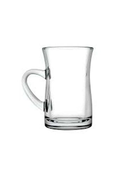 Generic 55613 Mila Large Tea Glass with Handle 145 Cc 3 Pcs