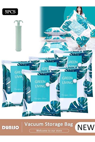 Generic 80*100 cm Vacuum Storage Bags-5 Compression Bags Pump Needed Reusable...