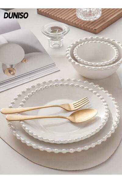 Generic 4-Piece Eco-Friendly and Food-Grade Ceramic Dinnerware set，High Quali...