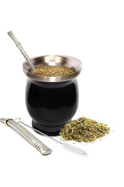 Generic Yerba Mate Cup Kit, 8-Ounces Traditional Mate Tea Cup/Gourd Set | Inc...