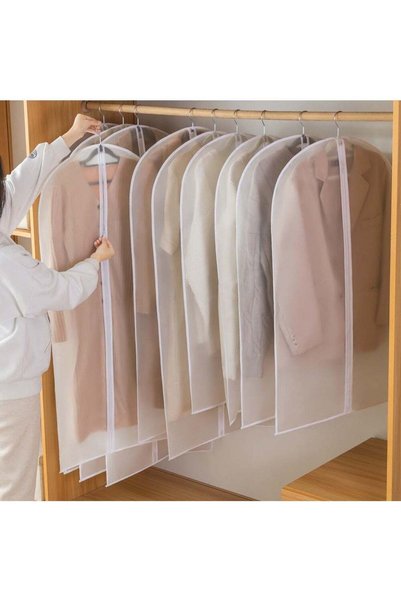 Generic 5 Pack Hanging Garment Bags Dustproof Clothes Cover with Zipper Long ...