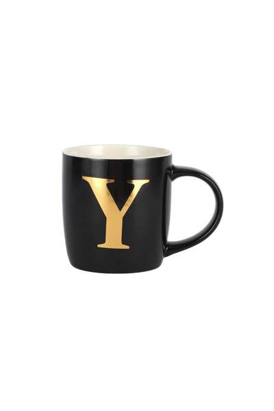 Generic Royalford 385 ml New Bone Mug | Alpha, English Alphabet Print, 26 Var...