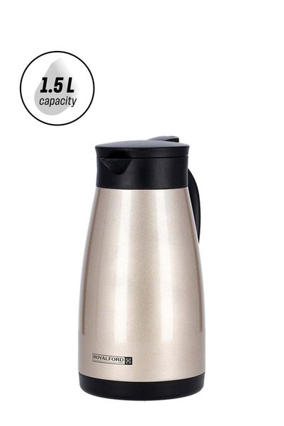 Generic Royalford 1.5 L Double-Wall Stainless Steel Vacuum Insulated Coffee P...