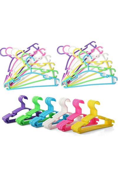 Generic Baby Hangers for Closet Plastic Baby Clothes Hangers with Clips for N...