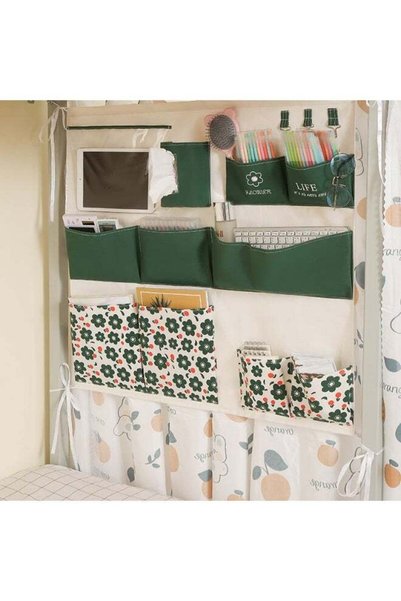 Generic Storage Bag Dormitory Organizer Bed Hanging Bag Wall Hanging Bag Cabi...