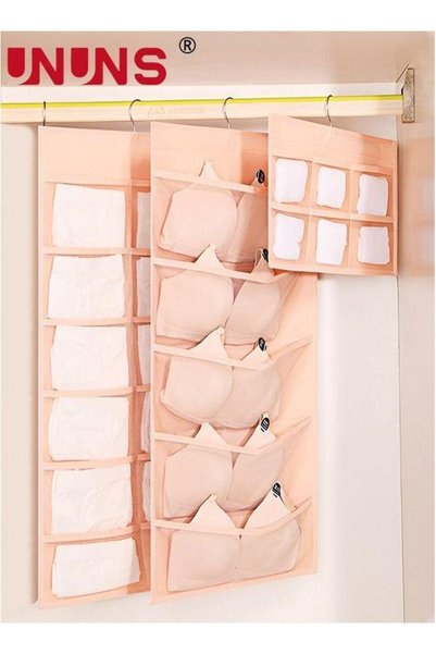 Generic Hanging Closet Organizer,3 Pack Dual-Sided Organizer With Metal Hange...