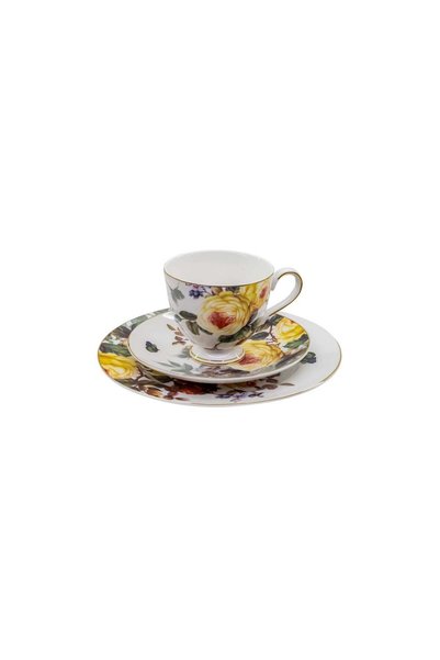 Generic Rossetti Highgrove Floral Tea Cup Set (3 Pieces)