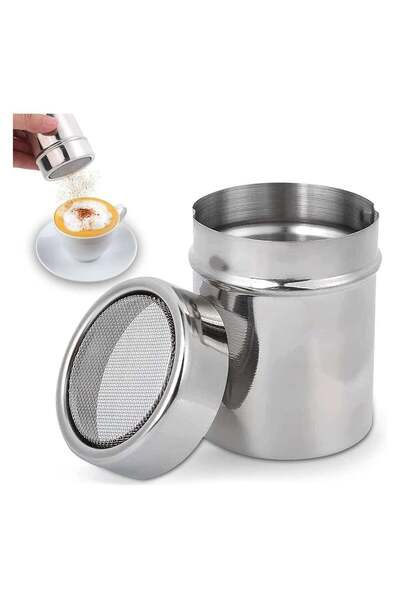 Generic Icing Sugar Shaker, Cocoa Shaker, Stainless Steel Powder Shaker with ...