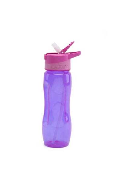 Generic Colored Water Bottle 500ml with Straw Cap – Leakproof BPA Free Sports...