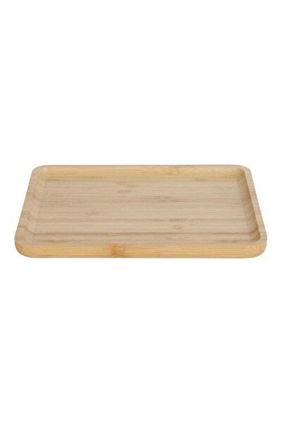 Generic Wooden Serving Tray Beige 28centimeter
