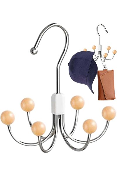 Generic Tank Top Hanger, 5.51x5.91 Inches Rotatable Underwear Hanger, Wooden/...