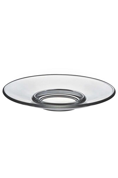 Generic Saucer, clear glass, 12 cm